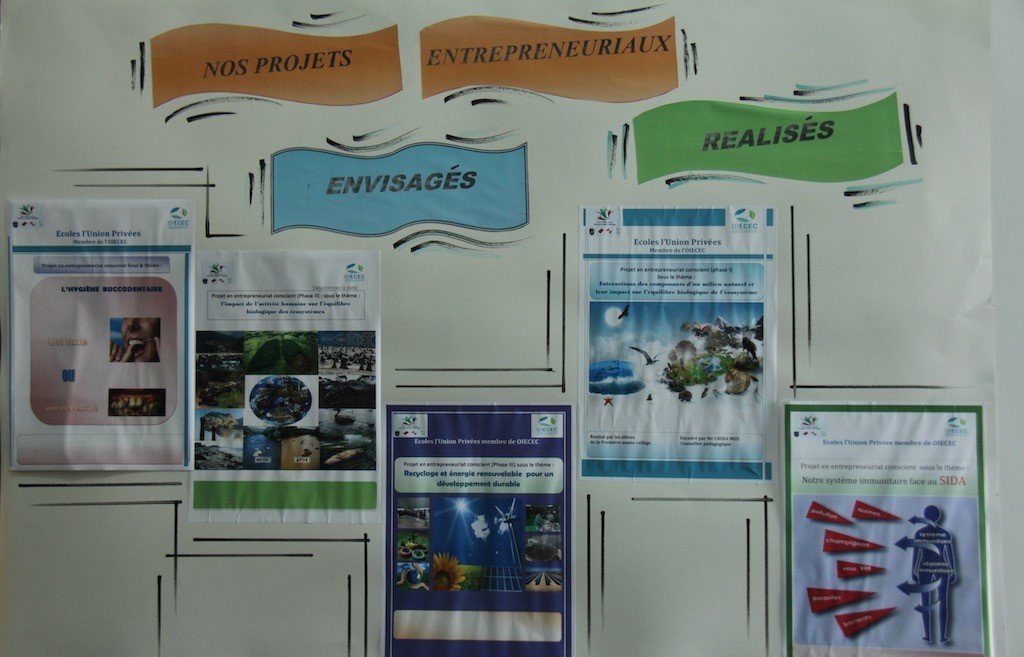 Projet entrepreneurial réalisé par les élèves de l’École L’Union